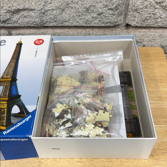 Ravensburger Toys Ravensburger 3d Eiffel Tower Puzzle Black And